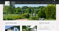 Desktop Screenshot of golfclub-markkleeberg.de